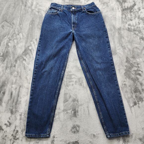 Vintage Levi's Jeans Womens 12 Blue 550 Relaxed Fit Tapered Leg High Rise Casual - Picture 1 of 12